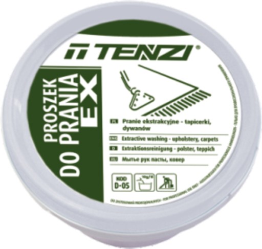 TENZI EX prášok na pranie na čalúnenie / pracie metódy