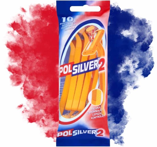 POLSILVER 2 JEDNORÁZOVÝ holiaci strojček 10 kusov TAŠKA