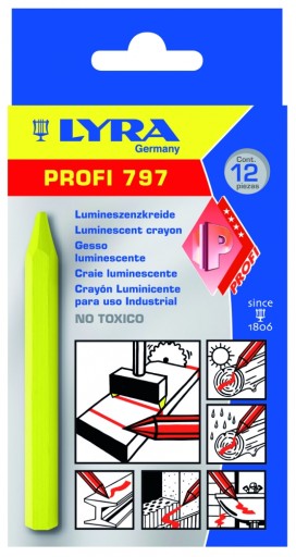 luminiscenčná ceruzka PROFI 797 LYRA ŽLTÁ