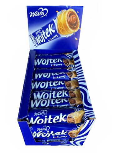 Wojtek kakaová sękacz trubička s náplňou 24g