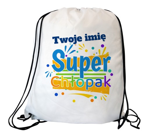 CHLAPČENSKÝ DEN batoh na topánky s MENOM