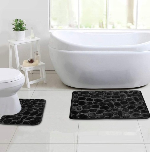 Kúpeľňová koberčeková podložka RÝCHLOSCHNÚCA absorbčná látka DO KÚPEĽNE PROTIŠMYK WC