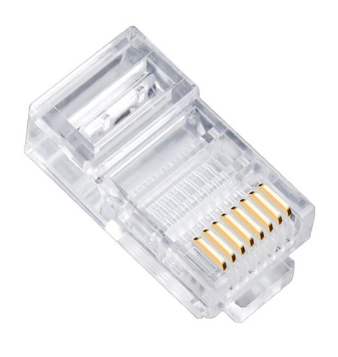 RJ45 PLUG RJ45 8P8C Koncovky pre UTP PLUG 20 ks