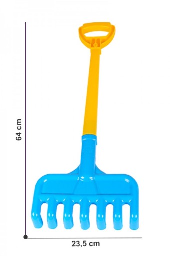 Hrable 64cm plastový piesok RABBLE pre deti
