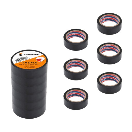 ČIERNA IZOLÁCIA 6 KS 17MM x 2,5M