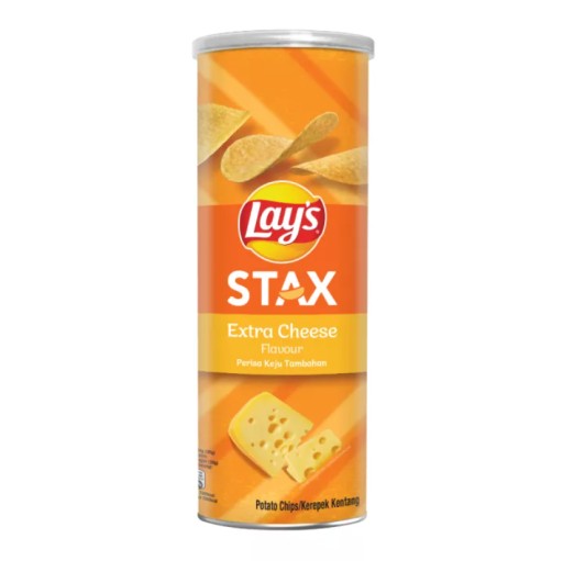 Zemiakové lupienky LAY'S Stax Extra so syrovou príchuťou 135g