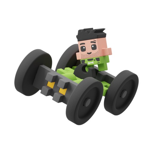 Mini vaflové bloky prekvapujú figúrky Marioinex