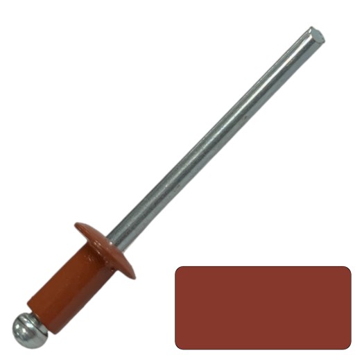 SLEPÉ NITY 4X8mm - FARBA RAL8004 - 100 KS