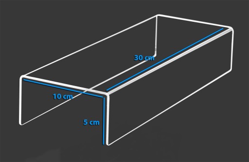STOJAN STOJAN DISPLEJ PLEXI STEP 30/10 cm