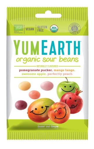 Fazuľové cukríky kyslé 50g YumEarth