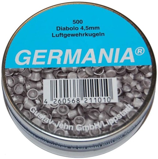 GERMANIA DIABOLO VZDUCHOVÉ ZVONKY 4,5MM 500 KS