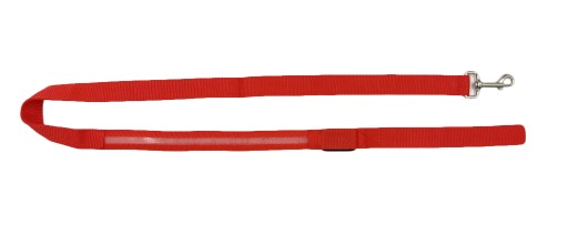 LED vodítko pre psa 120 cm, svietiace ČERVENÉ 38