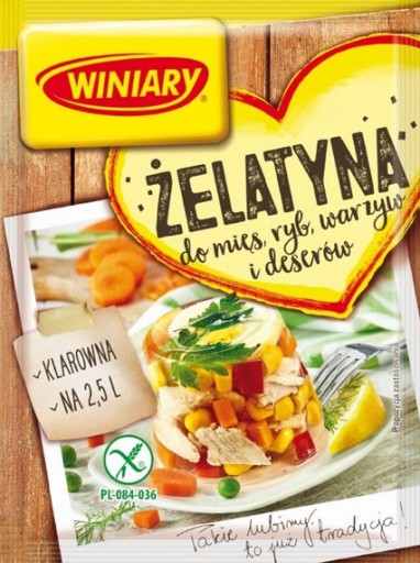 WINIARY ŽELATÍNA na mäso, ryby a dezerty 50g
