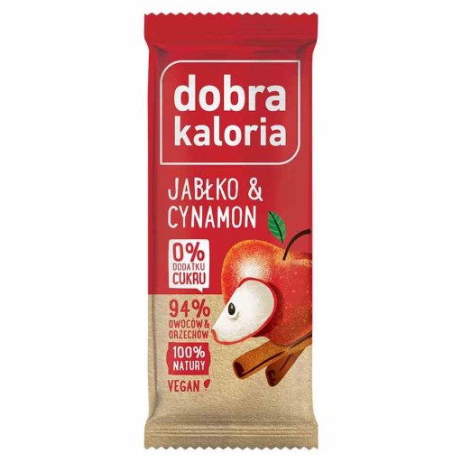 Tyčinka - jablko & škorica 35 g Dobrá kalória