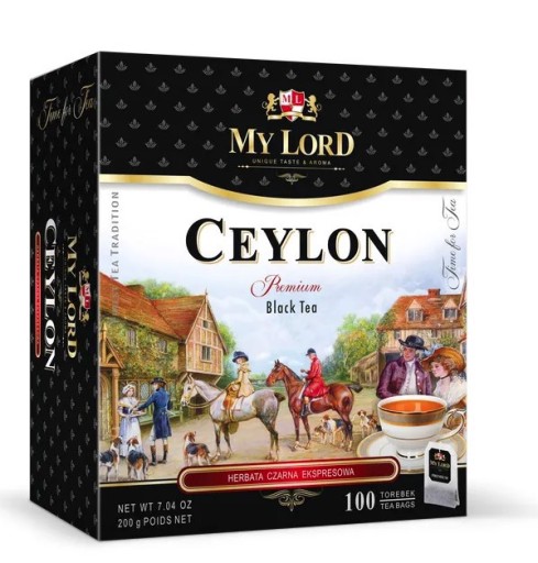 Malwa My Lord Ceylon čierny čaj 200g 100 x 2 g