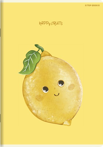 NOTEBOOK TOP 2000 HAPPY FRUITS RAD A5/32K S OKRAJOM