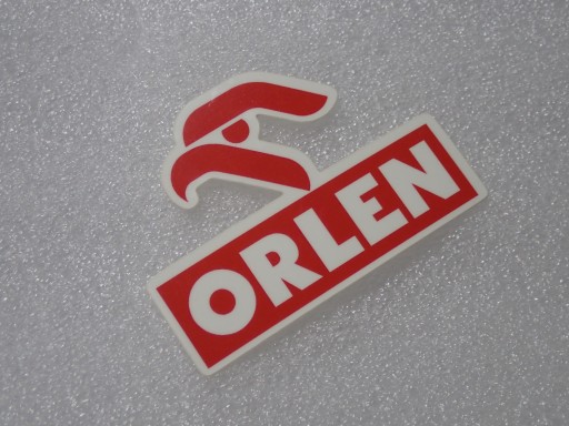NÁLEPKA S LOGOM ORLEN DAKAR MOTOCROSS RALLYCROSS RACING NÁLEPKA 6,3 x 4,4 cm