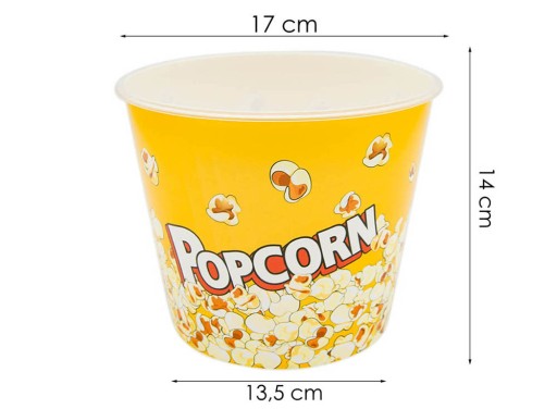 KRABIČKOVÉ KONTAJNEROVÉ VEDERKO NA POPCORNOVÉ ŠTIPKY