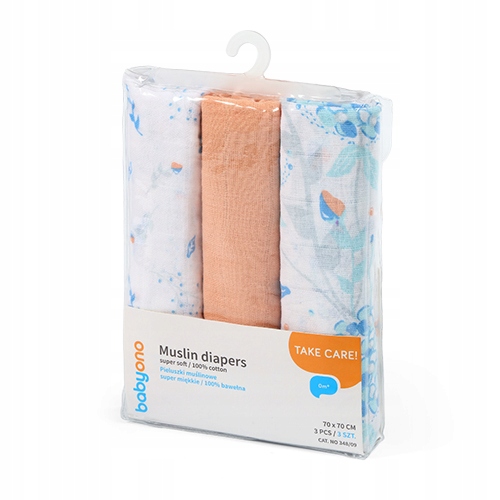 BABYONO SUPER MÄKKÉ MUŠLÍNOVÉ PLIENKY 348/09