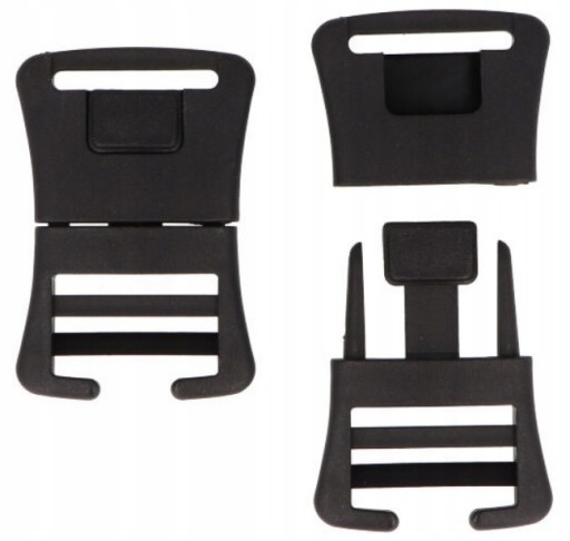 PLASTOVÁ SPONA 30mm 3cm 10ks zaskakovací zámok
