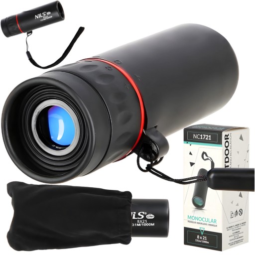 Kompaktný monokulárny mini teleskop, BAK-4 Survival Binoculars v kufríku