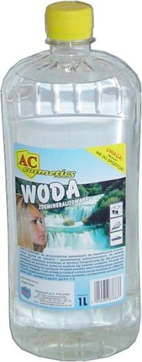 Demineralizovaná destilovaná voda 1 liter