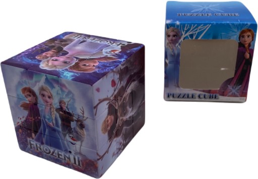 Náučné puzzle Logická kocka 3x3 Frozen II