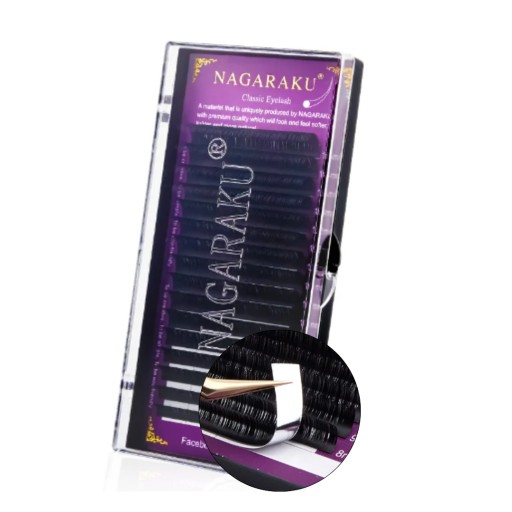 Mihalnice Nagaraku Mink C 0,07, dĺžka 12 mm, 16 pásikov