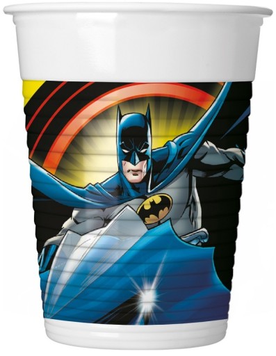 Plastové poháre Batman 8 kusov 200 ml Narodeninové
