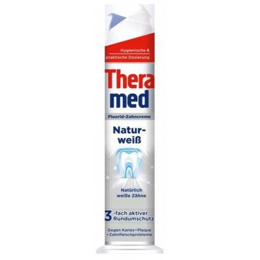 Theramed Natur Weiss zubná pasta prírodné bielenie zubov 100 ml