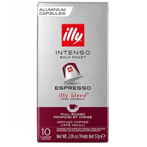 NESPRESSO ILLY INTENSO KAPSULKY 100% ARABICA 10 KUSOV DO KÁVOVARU