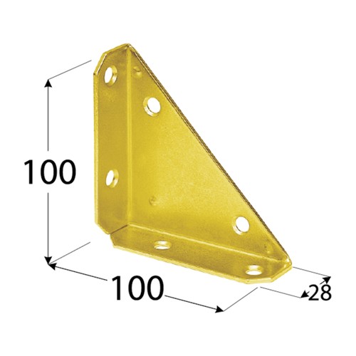 Škatuľové rohové kovanie NA 100 mm
