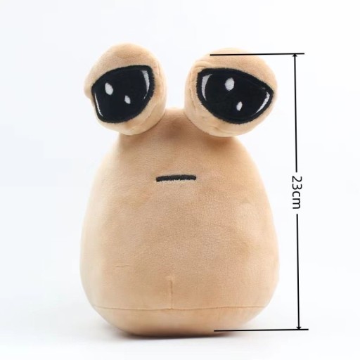 POU PLYŠOVÝ MASKOT PLYŠOVÁ PLYŠOVÁ HRAČKA MÔJ MIMOKRETSKÉ ZVIERATKO MÄKKÉ 25 CM