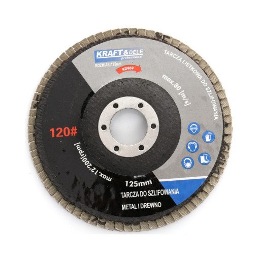 Kotúč klapky 125mm P100 KD968