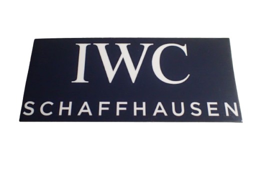 NÁLEPKA IWC SCHAFFHAUSEN F1 FORMULA 1 13,7 x 2,5 cm