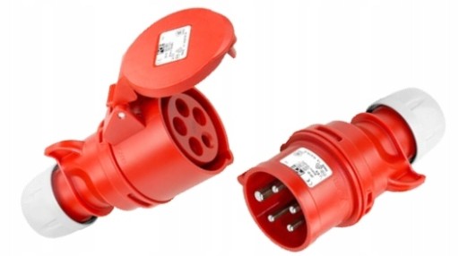 Zásuvka 16A 5PIN IP44 Omietacia jednotka