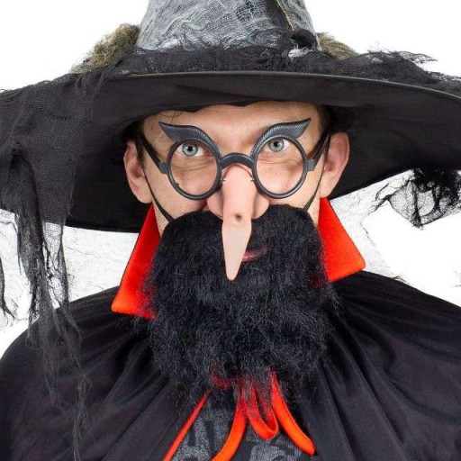 OKULIARE s nosom ČARODEJKY, čarodejnice BABA YAGA