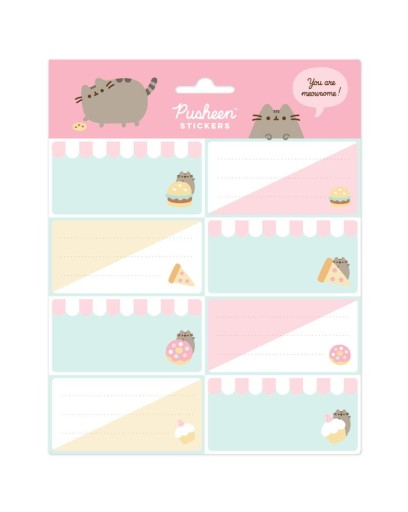 Roztomilé nálepky na notebook, ktoré jedia mačiatko Pusheen
