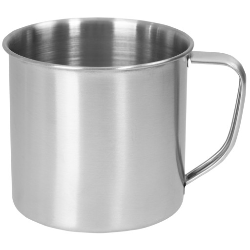 MIL-TEC TURISTICKÝ OCELOVÝ HRNČEK 500ml, NEREZ