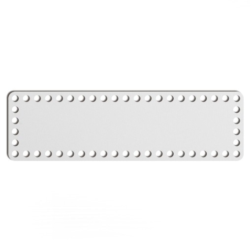 biely základný košík dno 10x34cm HDF obdĺžnik