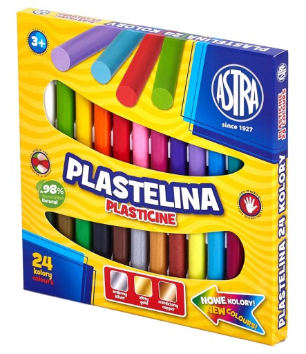 Plastelína Astra 24 ks.
