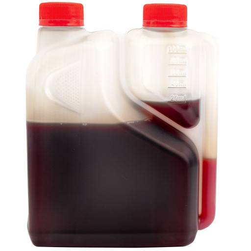 BENZÍNOVÁ PILA KRÁTKY OLEJ PRE ZMES 500ML