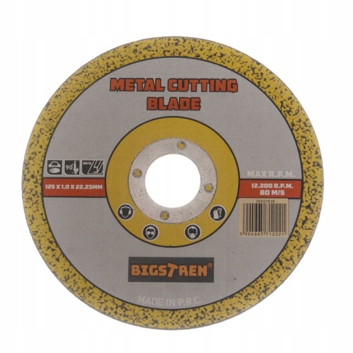 10x REZNÉ KOTÚČE NEREZ 125mm