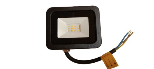 HALOGÉN LED 10W 6500K 860lm ZÁVODOVÁ LAMPA VÝKONNÁ VODEODOLNÁ PREMIUM
