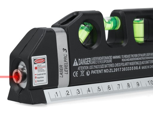 LASEROVÁ HLADINA S 250 CM ČERVENÝM LASEROM