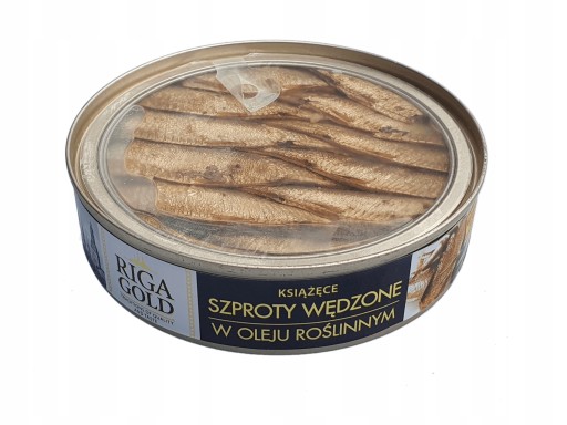 Książęce Šproty údené v oleji Riga Gold 160g
