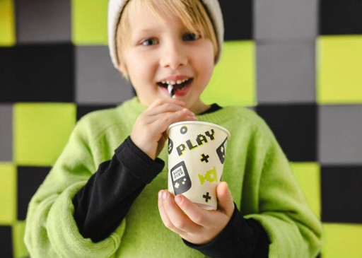 Gamer poháre, 220 ml, mix (1 balenie / 6 ks)