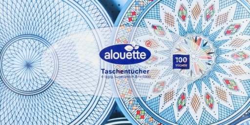 ALOUETTE 4-vrstvové hygienické obrúsky 100 ks