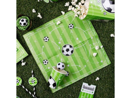 Boxy na POPCORN Snacks Futbal 12,5x8,5cm 6 ks