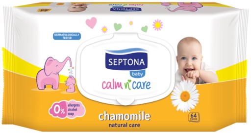 Septona Baby vlhčené obrúsky pre deti - Dátum spotreby: 07/2024.